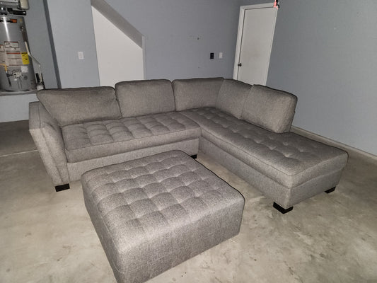 Sectional with Chaise and Ottoman